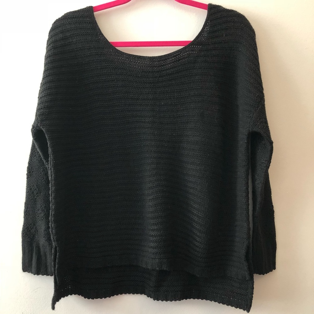 Charlotte Russe Wide Neck Oversized Sweater